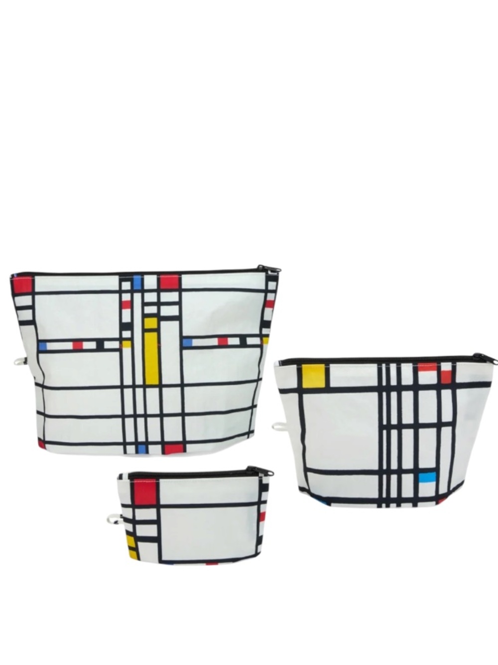 BAGGU X MOMA Go Pouch Set In Piet Mondrian